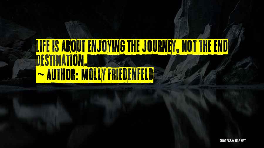 Journey Not Destination Quotes By Molly Friedenfeld