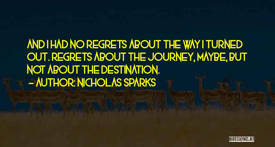 Journey Not Destination Quotes By Nicholas Sparks