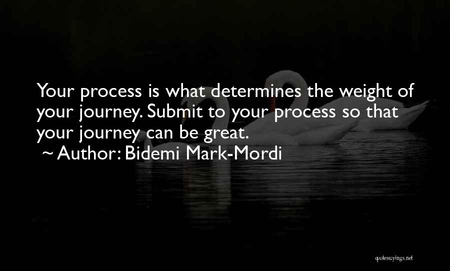 Journey Success Quotes By Bidemi Mark-Mordi