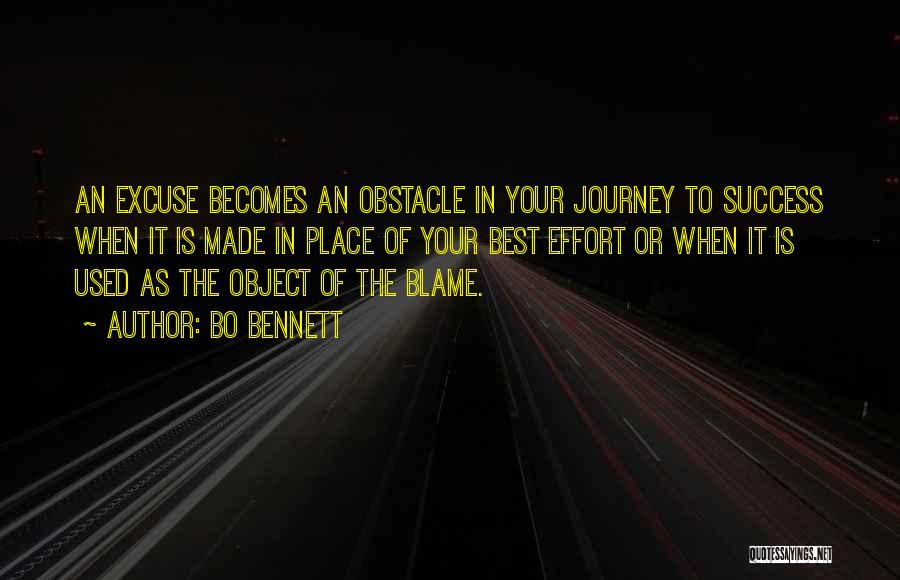 Journey Success Quotes By Bo Bennett