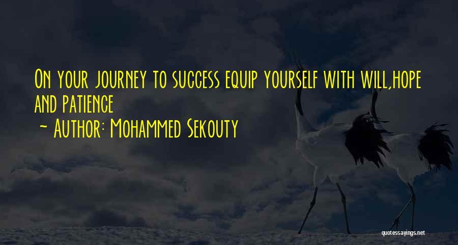 Journey Success Quotes By Mohammed Sekouty