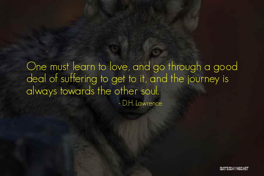 Journey Through Love Quotes By D.H. Lawrence