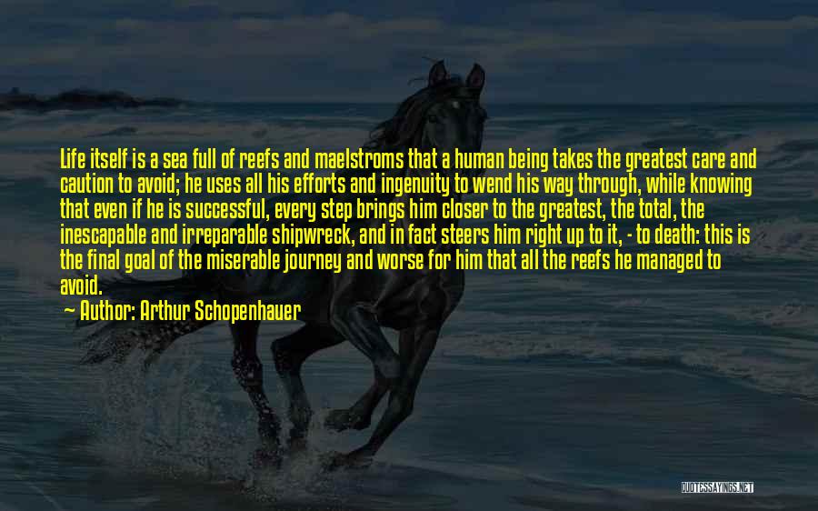 Journey To Death Quotes By Arthur Schopenhauer