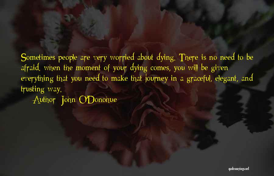 Journey To Death Quotes By John O'Donohue