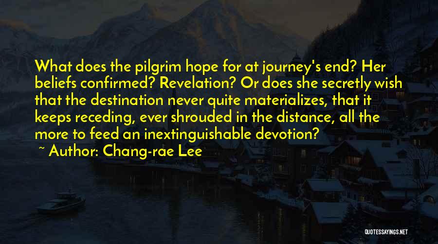 Journey To Destination Quotes By Chang-rae Lee