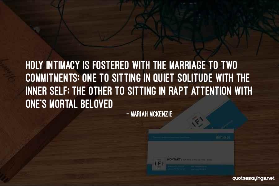 Journey To Marriage Quotes By Mariah McKenzie