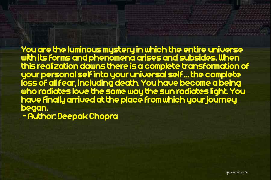 Journey To Self Realization Quotes By Deepak Chopra