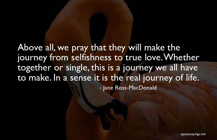 Journey Together Love Quotes By Jane Ross-MacDonald