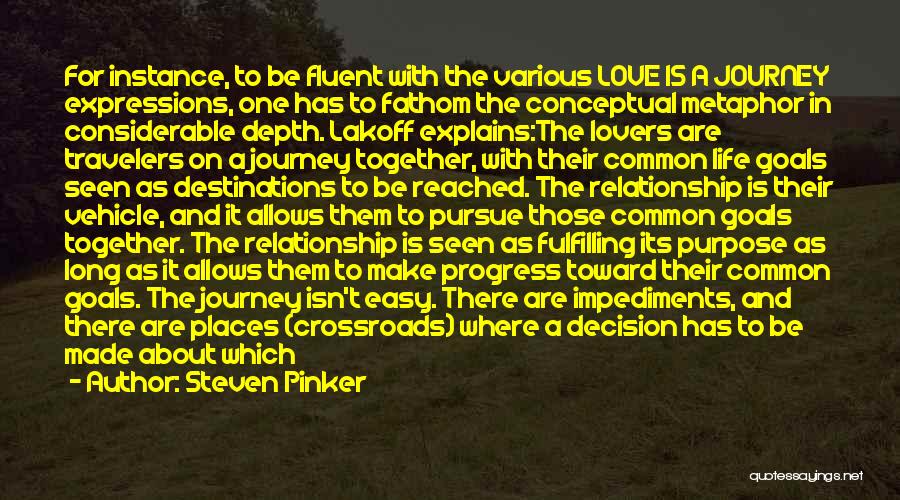 Journey Together Love Quotes By Steven Pinker