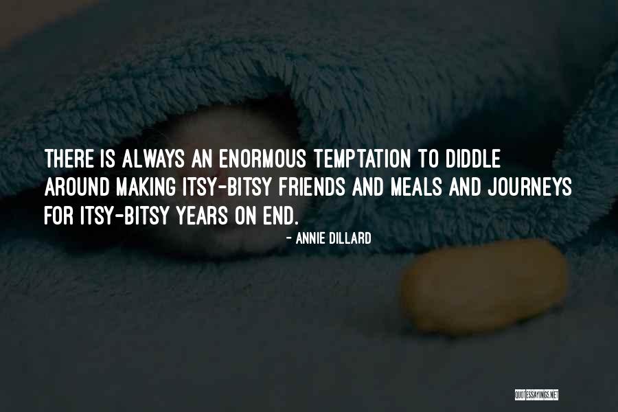 Journeys And Friends Quotes By Annie Dillard