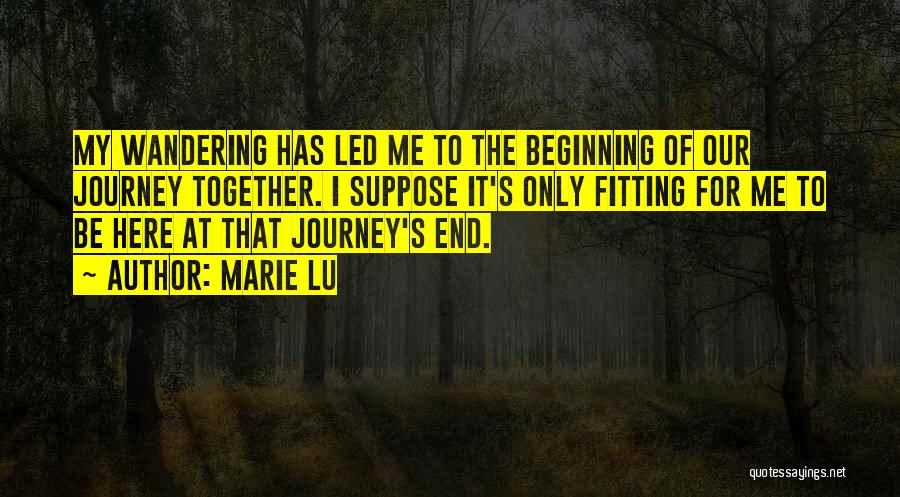 Journeys Together Quotes By Marie Lu