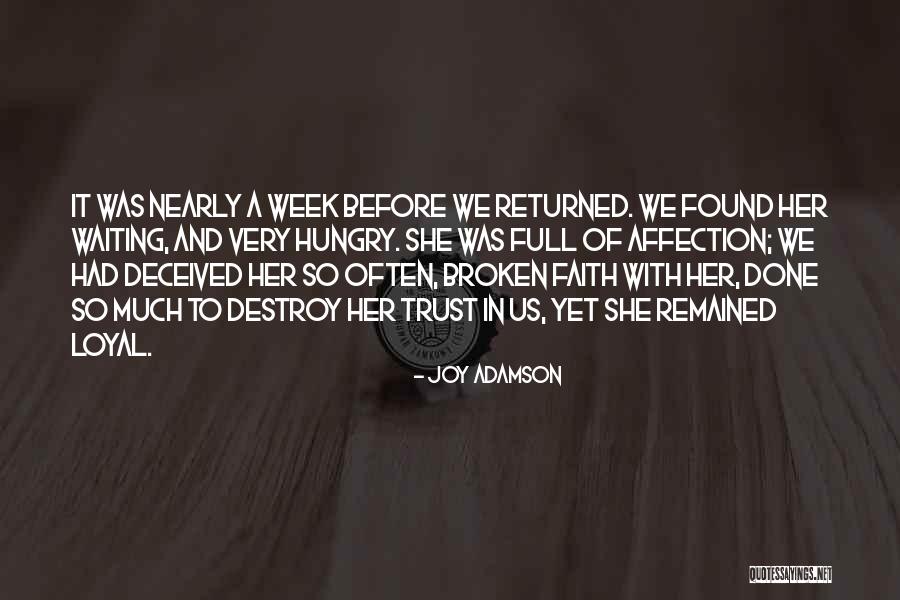 Joy Adamson Quotes 888796 Joy Adamson Quotes 888796