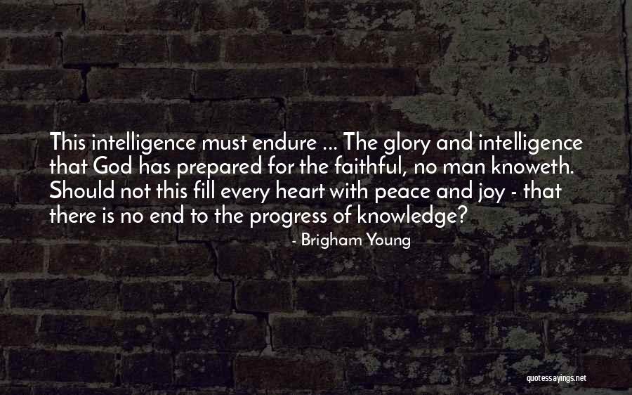 Joy And God Quotes By Brigham Young