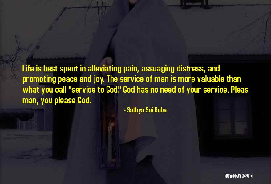 Joy And God Quotes By Sathya Sai Baba