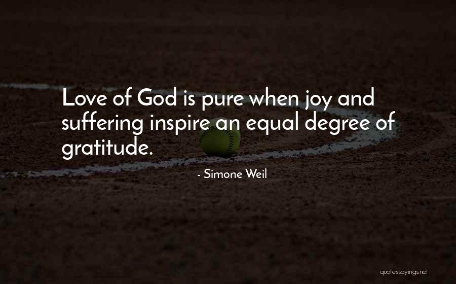 Joy And God Quotes By Simone Weil