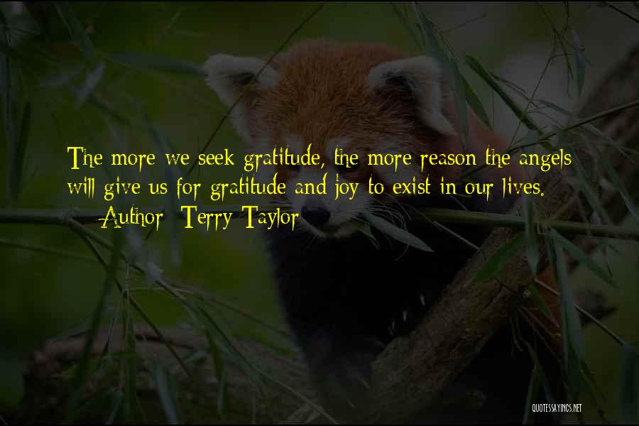 Joy And Gratitude Quotes By Terry Taylor