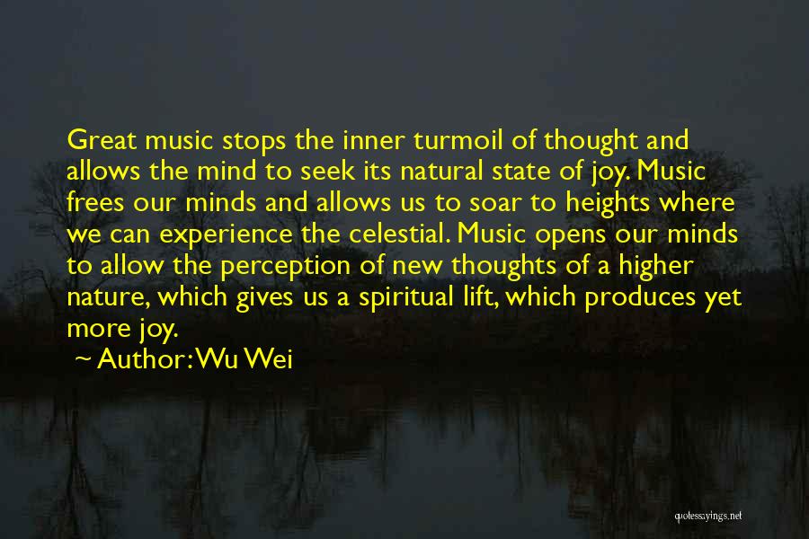 Joy And Nature Quotes By Wu Wei