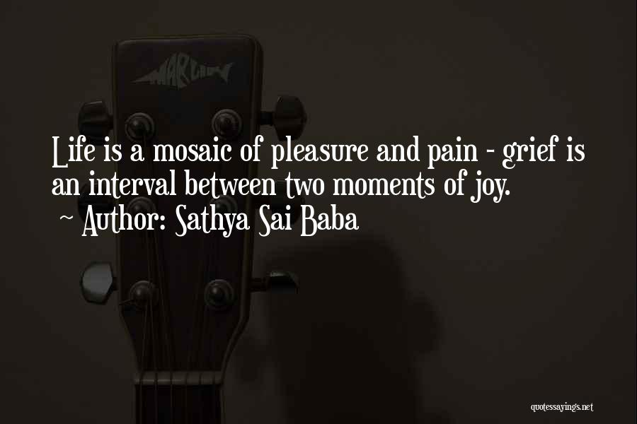 Joy And Sadness Quotes By Sathya Sai Baba