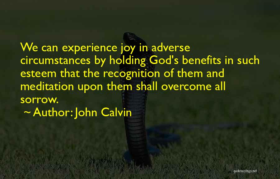 Joy And Sorrow Quotes By John Calvin