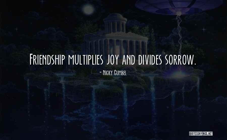 Joy And Sorrow Quotes By Nicky Gumbel