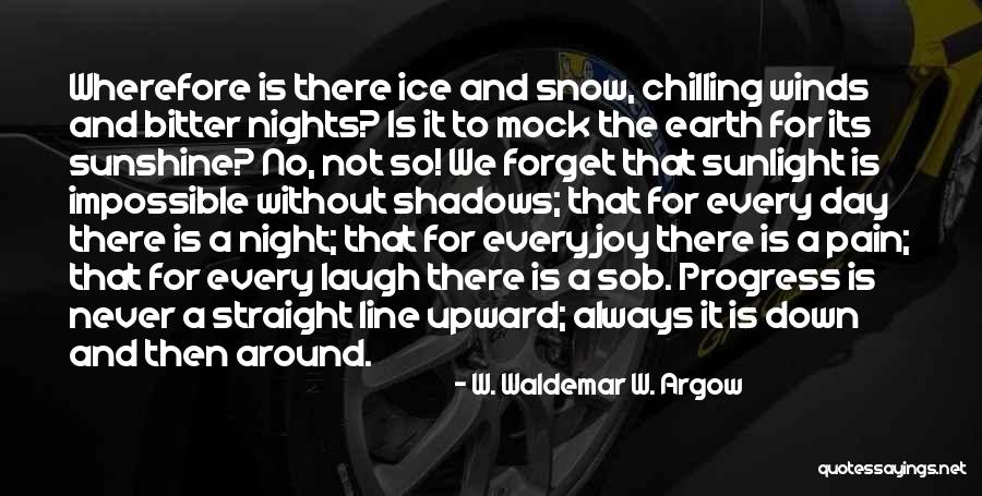 Joy And Sorrow Quotes By W. Waldemar W. Argow