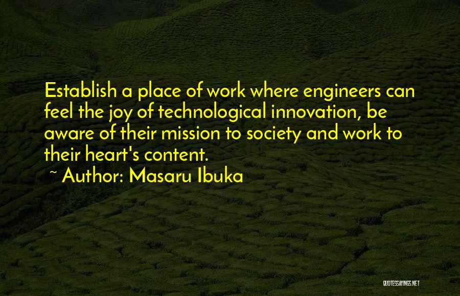 Joy And Work Quotes By Masaru Ibuka