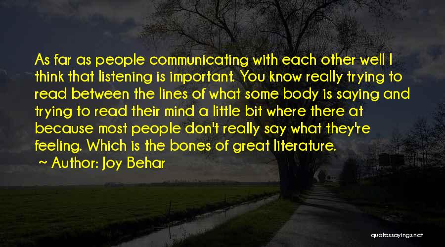 Joy Behar Quotes 2180590