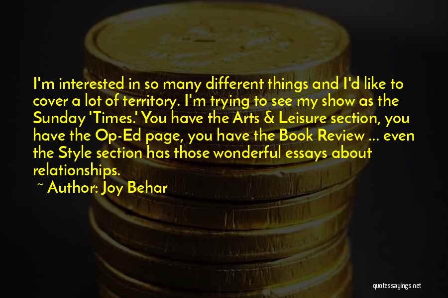 Joy Behar Quotes 318252