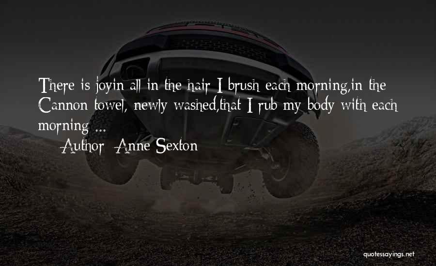 Joy Comes In The Morning Quotes By Anne Sexton