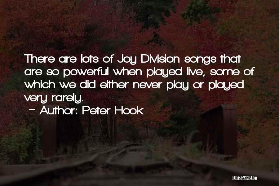 Joy Division Quotes By Peter Hook