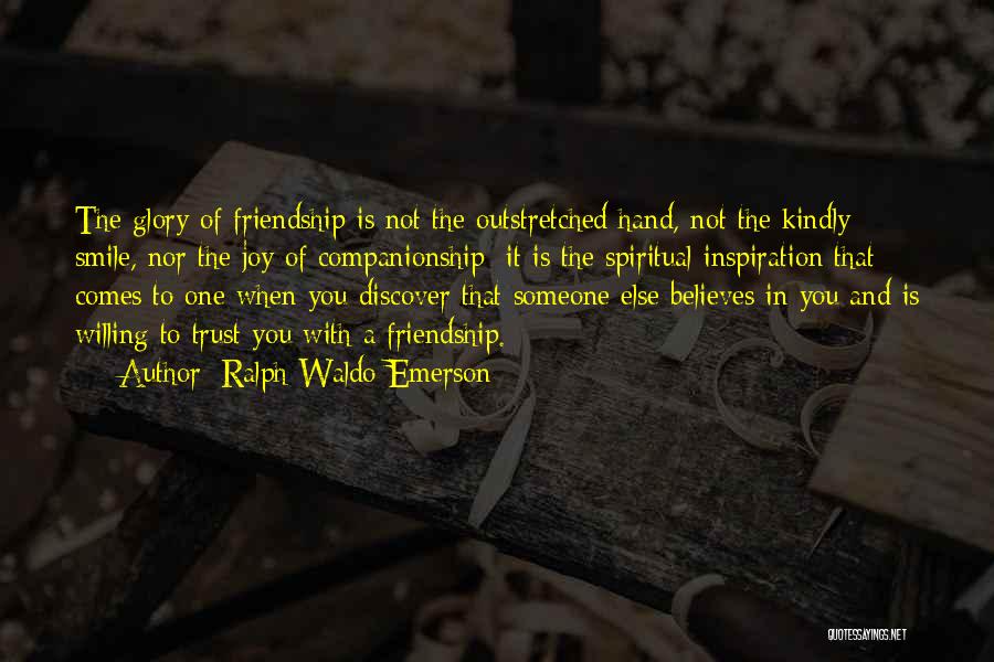 Joy In Friendship Quotes By Ralph Waldo Emerson