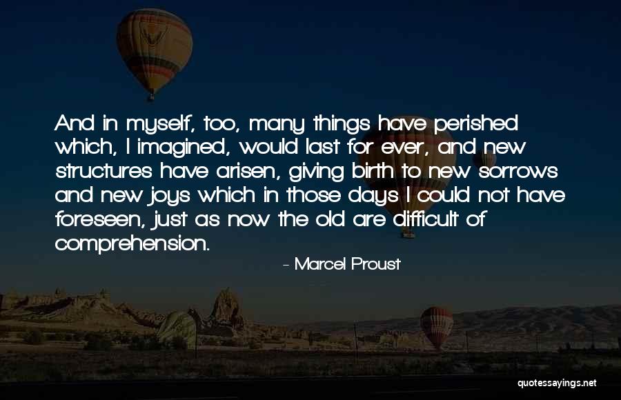 Joy In Giving Quotes By Marcel Proust