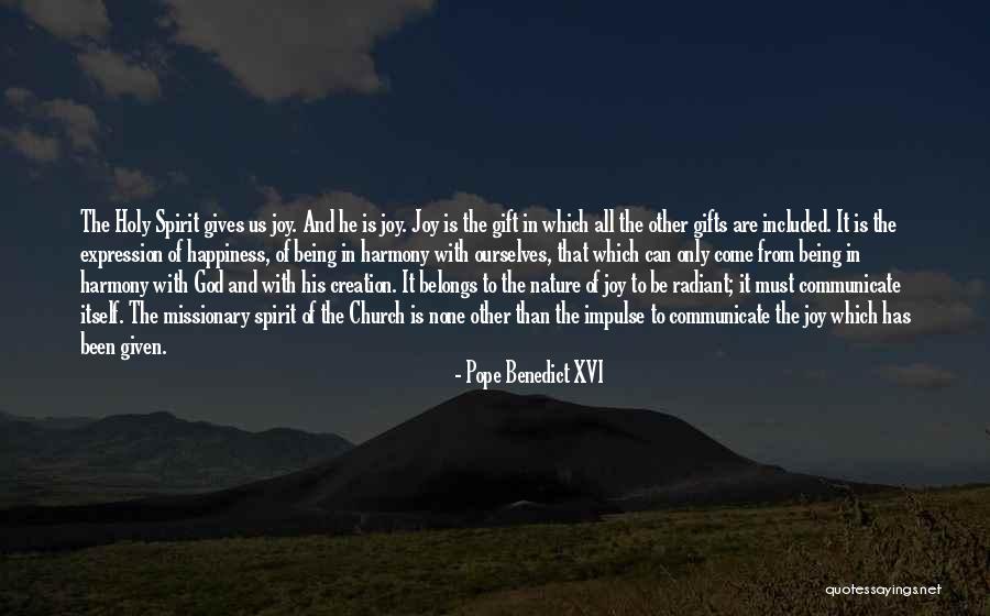 Joy In God Quotes By Pope Benedict XVI Joy In God Quotes By Pope Benedict XVI