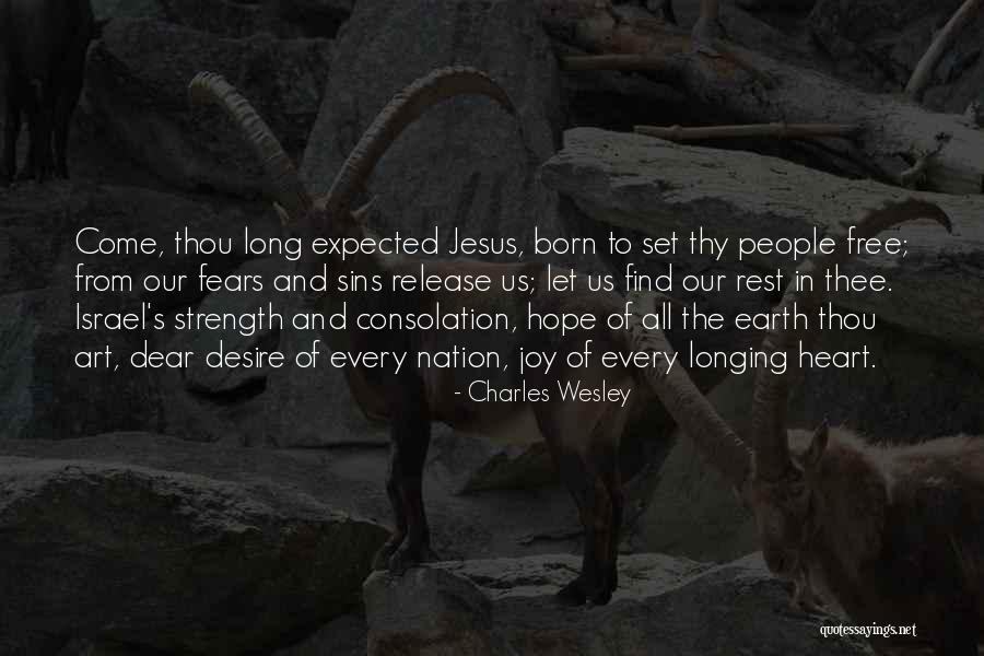 Joy In Jesus Quotes By Charles Wesley