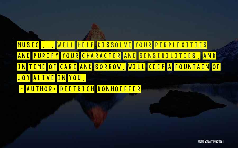 Joy In Music Quotes By Dietrich Bonhoeffer