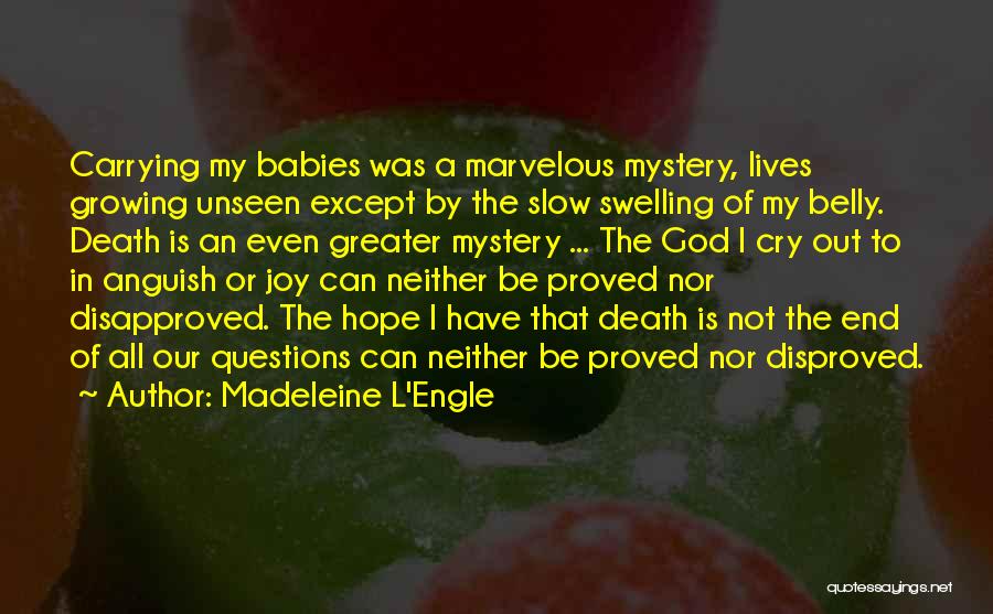 Joy In My Life Quotes By Madeleine L'Engle