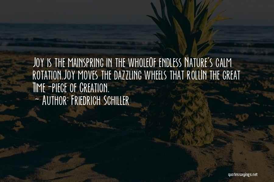 Joy In Nature Quotes By Friedrich Schiller