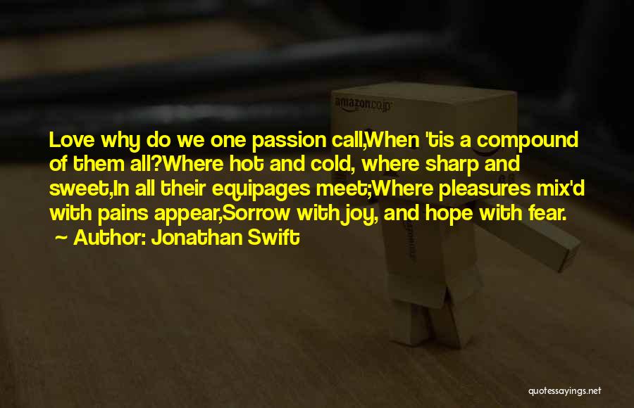 Joy In Pain Quotes By Jonathan Swift