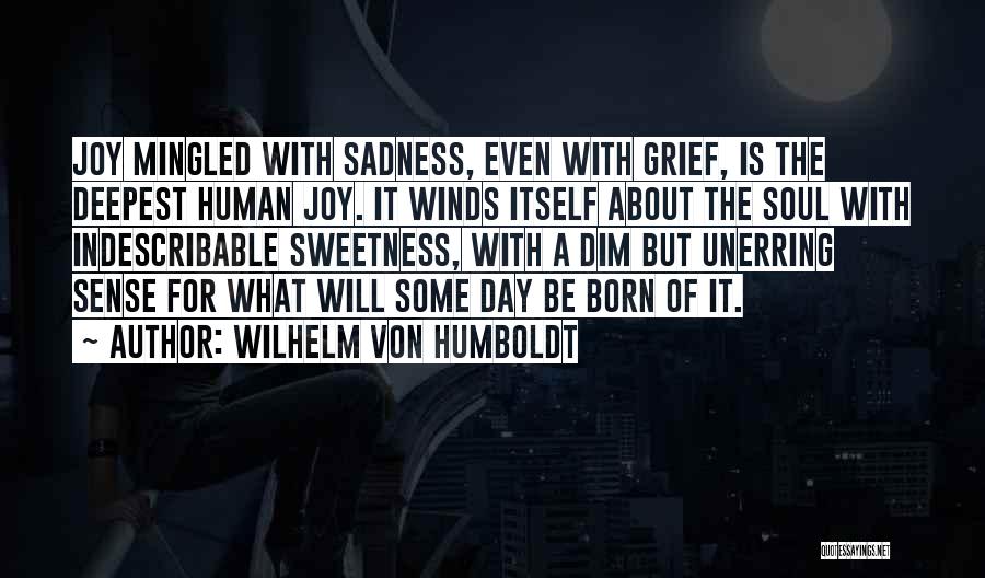 Joy In Sadness Quotes By Wilhelm Von Humboldt