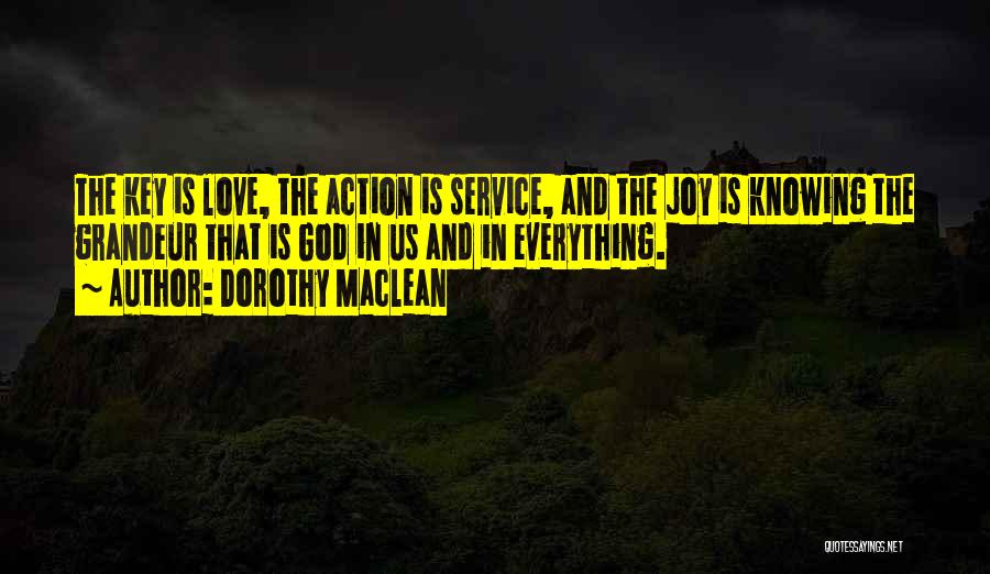 Joy In Service Quotes By Dorothy Maclean