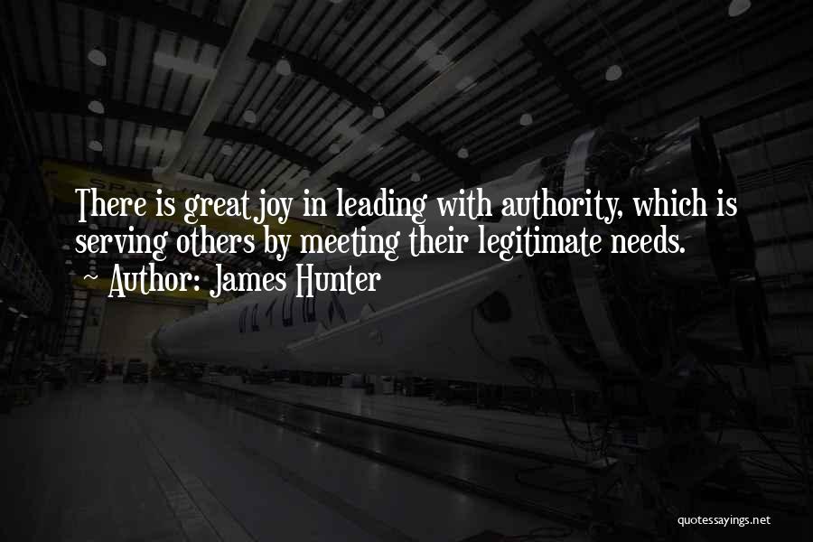 Joy In Serving Others Quotes By James Hunter