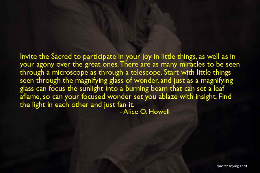 Joy In The Little Things Quotes By Alice O. Howell Joy In The Little Things Quotes By Alice O. Howell