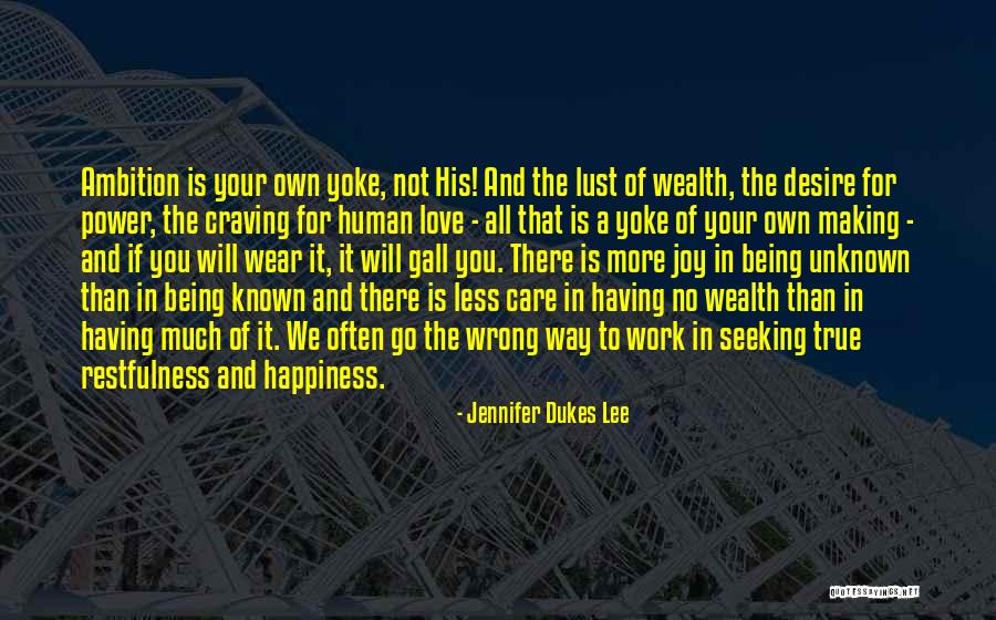 Joy In Your Work Quotes By Jennifer Dukes Lee