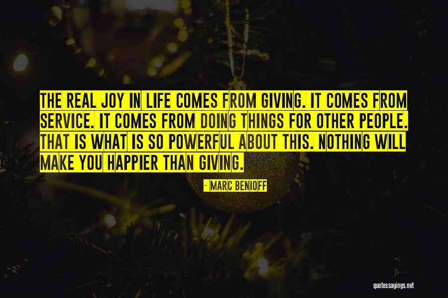 Joy Is In Giving Quotes By Marc Benioff Joy Is In Giving Quotes By Marc Benioff