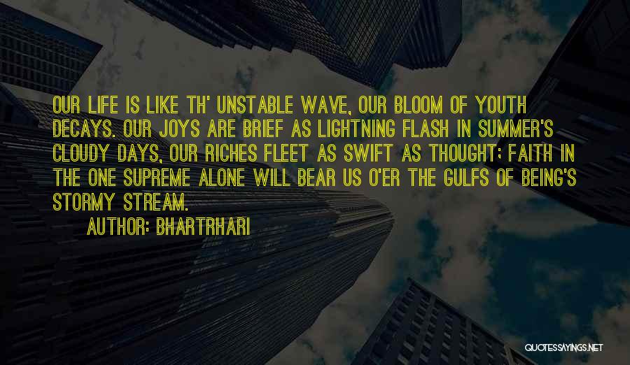 Joy Of Being Alone Quotes By Bhartrhari