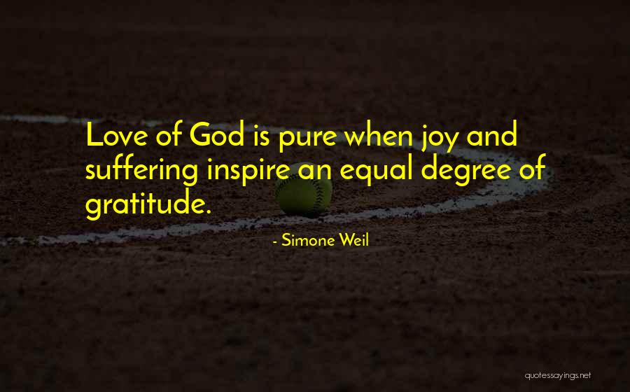 Joy Of God Quotes By Simone Weil