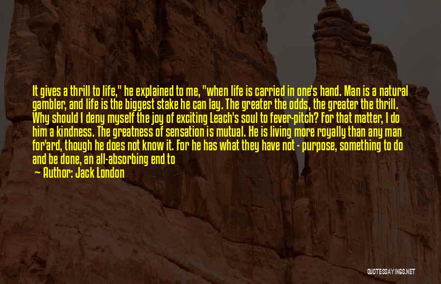 Joy Of Living Quotes By Jack London