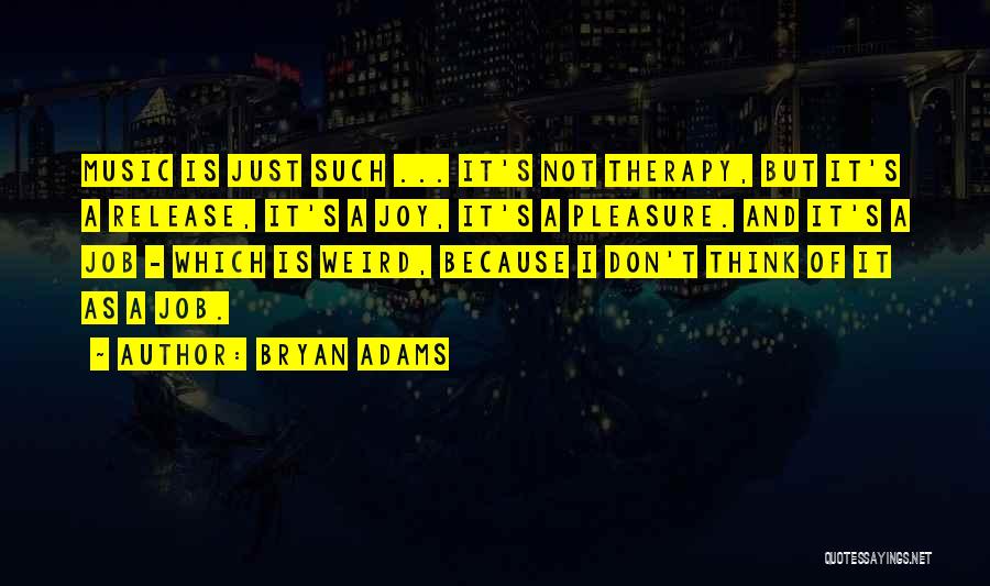 Joy Of Music Quotes By Bryan Adams