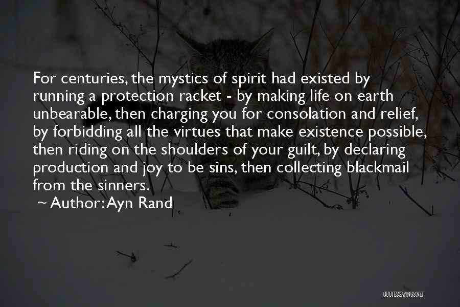 Joy Of Running Quotes By Ayn Rand