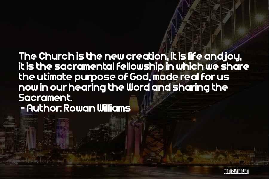 Joy Of Sharing Quotes By Rowan Williams